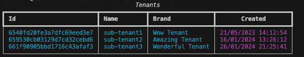 Tenants Screenshot